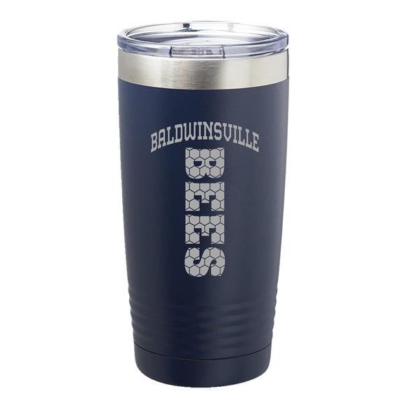 "Baldwinsville Bees" Honeycomb 20 oz. Insulated Tumblers