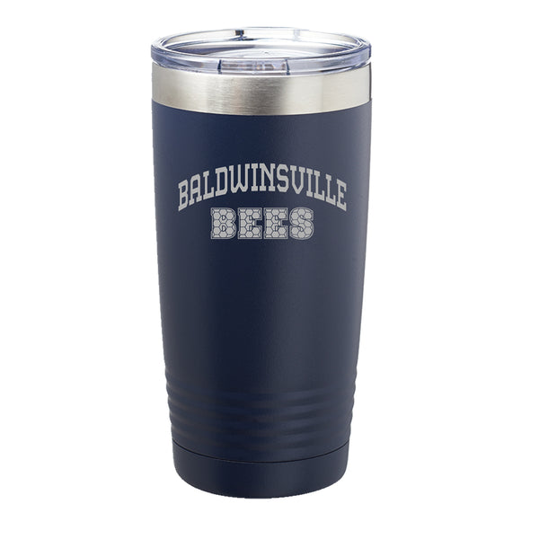 "Baldwinsville Bees" Honeycomb (v2) 20oz. Insulated Tumblers