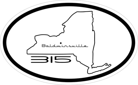 "315 Baldwinsville" Decal