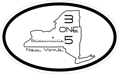 "315 Baldwinsville" v.4 Decal