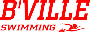 "B'VILLE SWIMMING" Red Decal