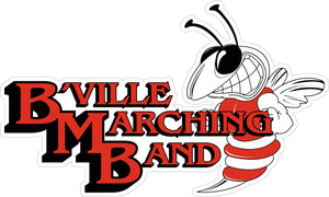 "B'VILLE Marching Band" Decal