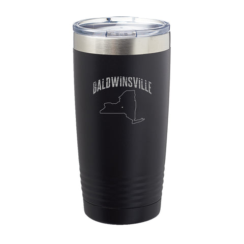 Distressed "Baldwinsville" Map 20oz. Insulated Tumbler