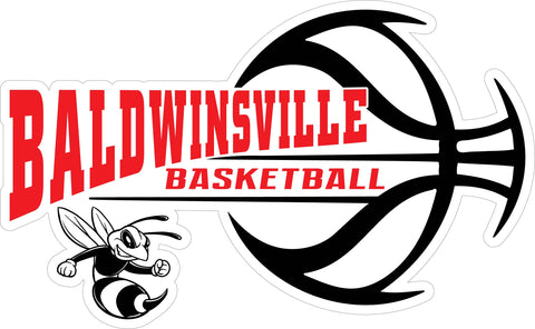 "Baldwinsville Basketball" Decal