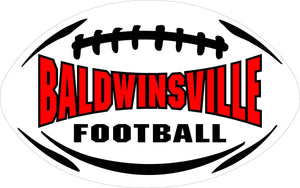 "Baldwinsville Football" Decal