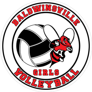 "Baldwinsville Girls Volleyball" Decal
