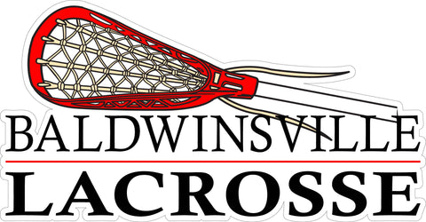 "Baldwinsville Lacrosse" Decal
