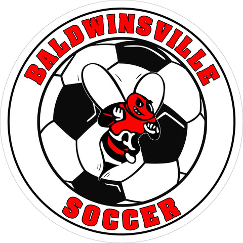"Baldwinsville Soccer" Decal (Circular)