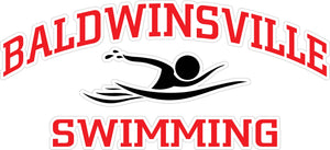 "Baldwinsville Swimming" Swimmer Decal