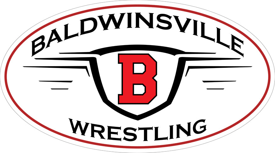 "Baldwinsville Wrestling" v.2 Decal