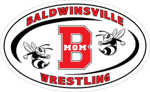 "Baldwinsville Wrestling 'Mom'" Decal