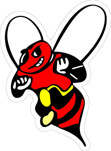 Two-Color Bee Logo Decal