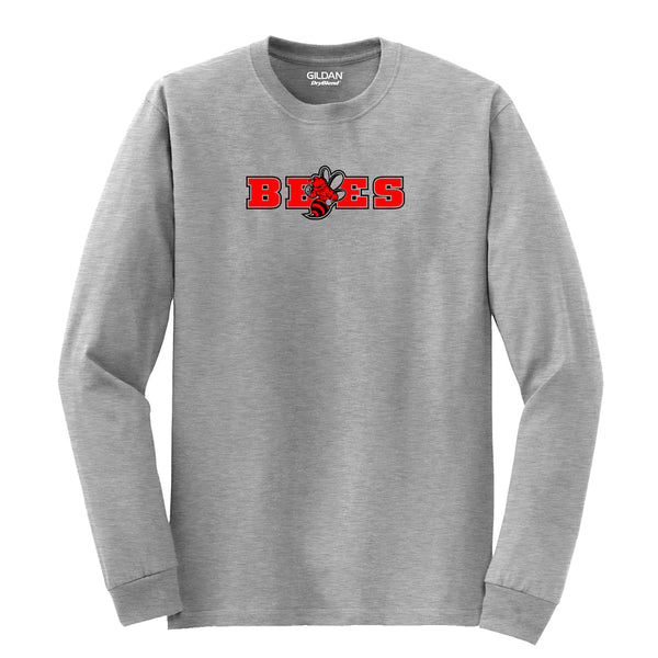 "Bees" Front Logo Long-Sleeve