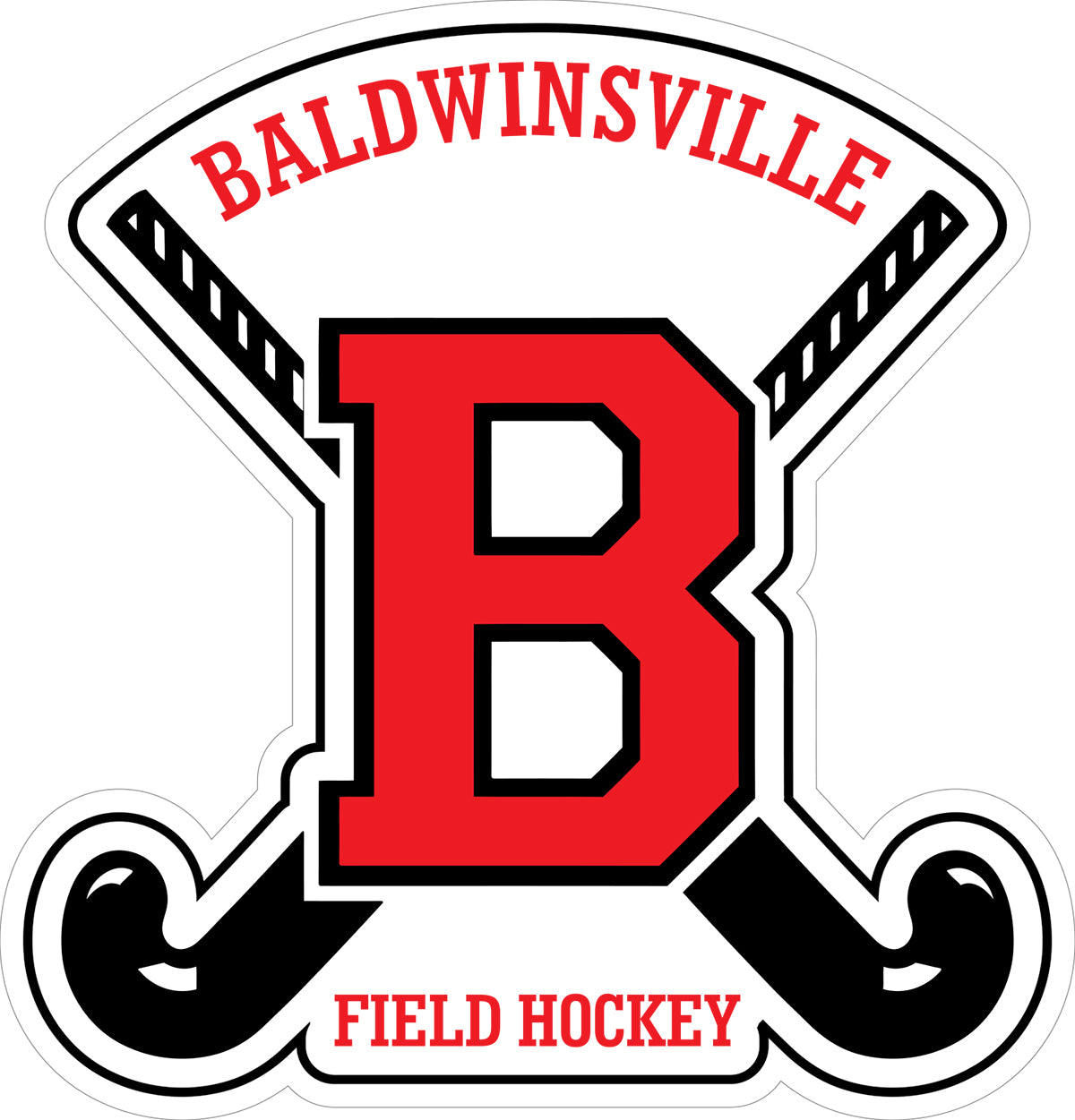 B'Ville Field Hockey Decal