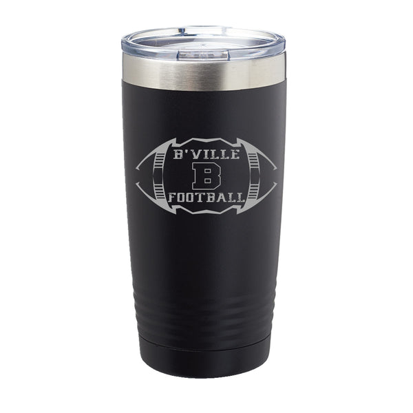 "B'ville Football" 20oz. Insulated Tumblers