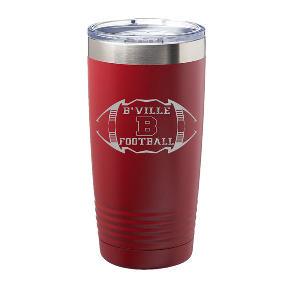 "B'ville Football" 20oz. Insulated Tumblers