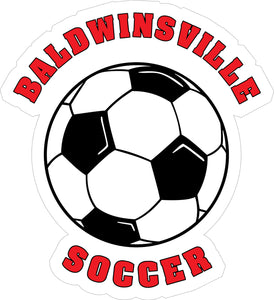"Baldwinsville Soccer" Decal