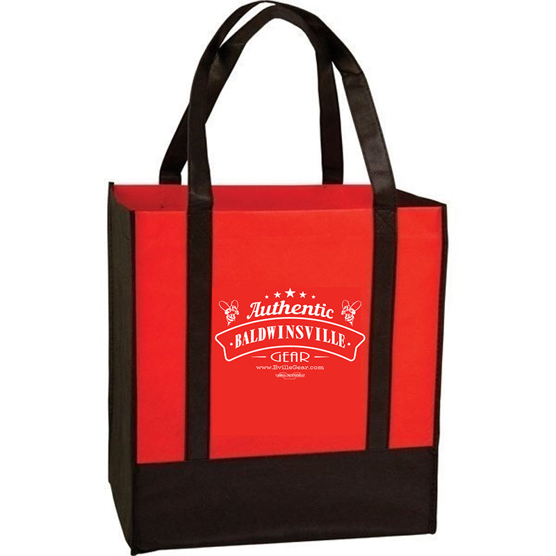 "Authentic Baldwinsville Gear" Reusable Grocery Tote