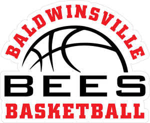 "Baldwinsville Bees Basketball" Decal