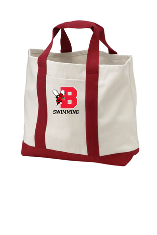 Port Authority 2-Toned Canvas Tote Shopping Bag