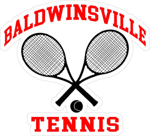 "Baldwinsville Tennis" Decal