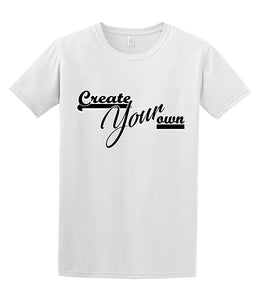 Single-Color Logo Custom Unisex T-Shirt