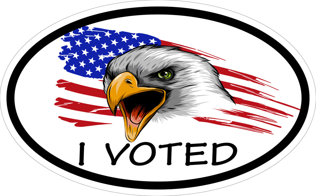 "I Voted" Patriotic Decal