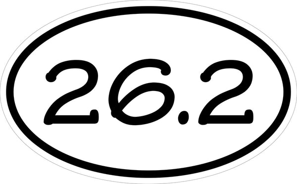 "26.2" Decal