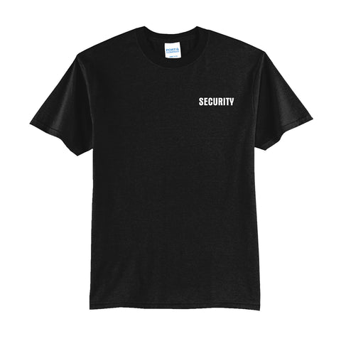 SECURITY 50/50 Blend Black T-shirt