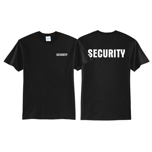 SECURITY 50/50 Blend Black T-shirt
