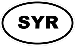 "SYR" Decal