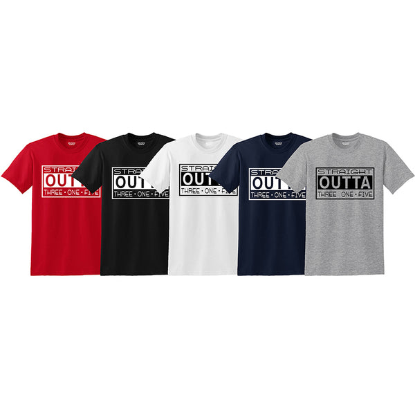 "Straight Outta Three-One-Five" T-shirts