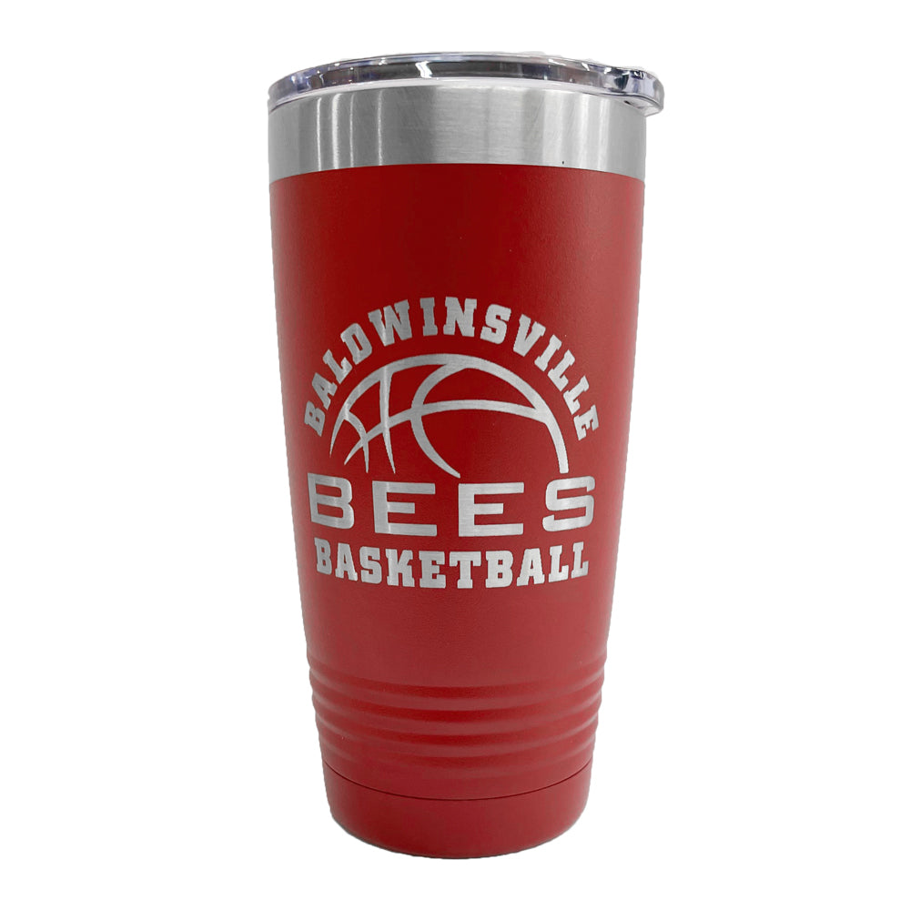 "Baldwinsville Bees Basketball" 20oz. Insulated Tumbler